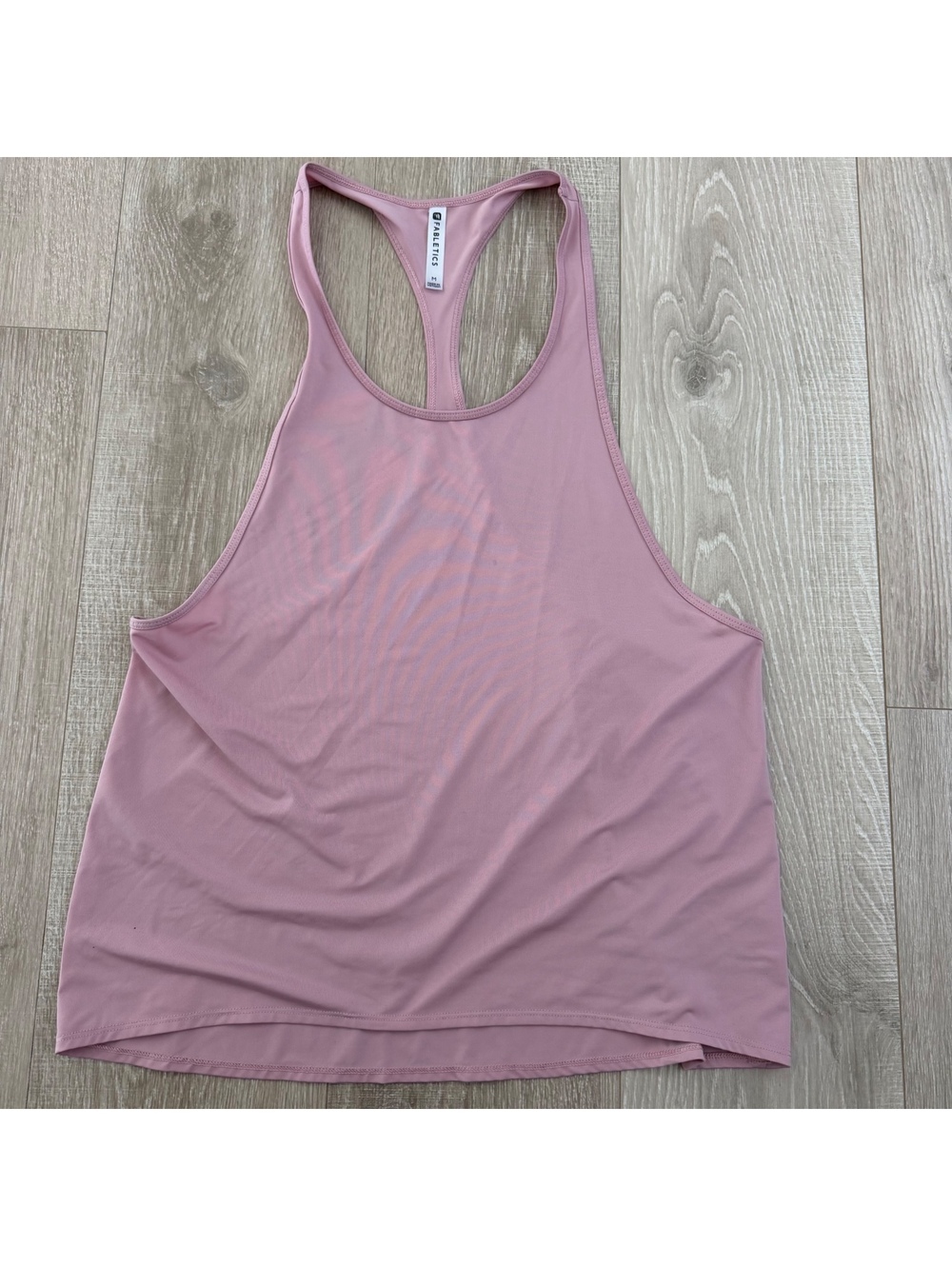 Fabletics pink racerback tank top
